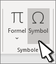 Einfügen eines Symbols