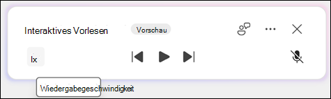 Wählen Sie die Lesegeschwindigkeit aus.