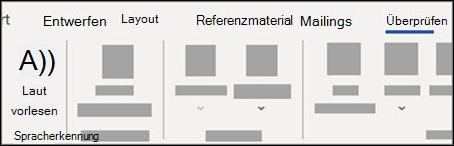 Wählen Sie auf der Registerkarte 