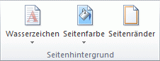 Office 2010-Menüband