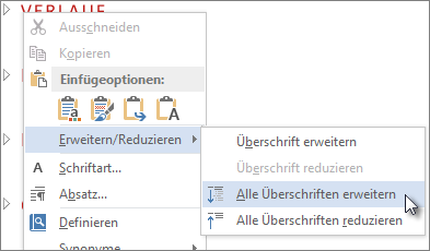 Kontextmenü