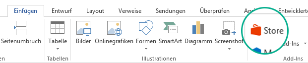 Verwenden Sie die Schaltfläche 