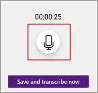 Transkribieren eines Mikrofons