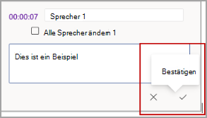 Bestätigen