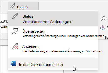 In der Desktopanwendung öffnen