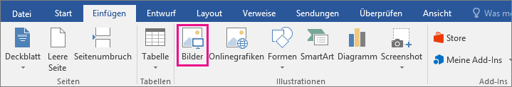 Auf der Registerkarte 