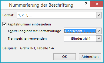 Verwenden Sie das Dialogfeld 