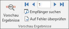 In Word auf der Registerkarte 