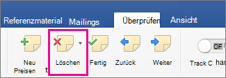 Auf der Registerkarte 