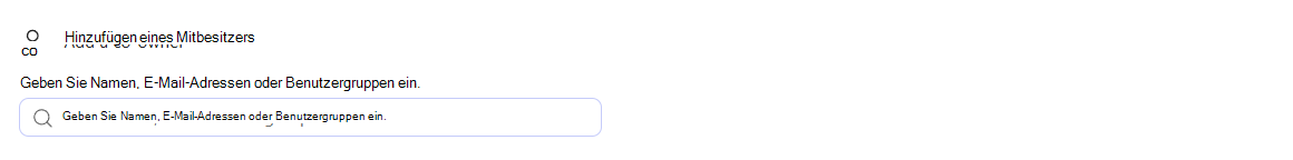 Hinzufügen eines Besitzers zu einem Workflow auf der Detailseite