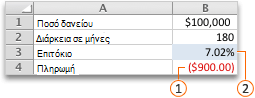 Ανάλυση what-if - Δυνατότητα αναζήτησης στόχου