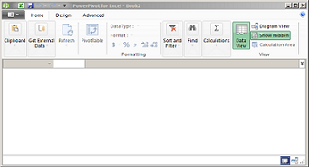 Το παράθυρο PowerPivot