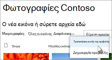 Προβολή φωτογραφιών