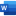 το λογότυπο της εφαρμογής Microsoft Word