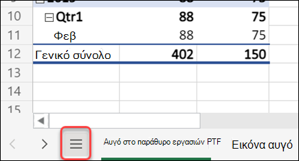 Το κουμπί μενού 