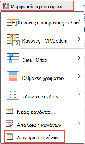 Διαχείριση κανόνων