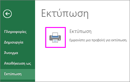 Προεπισκόπηση εκτύπωσης