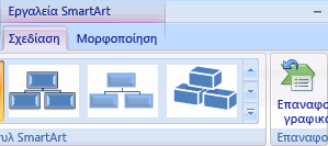 Εργαλεία SmartArt - Επαναφορά
