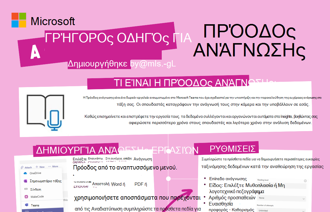 Στιγμιότυπο οθόνης της προόδου ανάγνωσης.