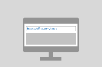 Μετάβαση στη σελίδα https://office.com/setup στο πρόγραμμα περιήγησης web