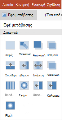 Εφέ μετάβασης
