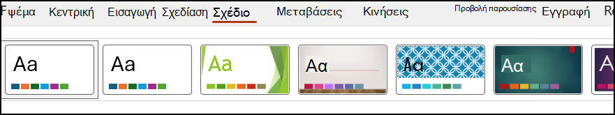 Θέματα του PowerPoint