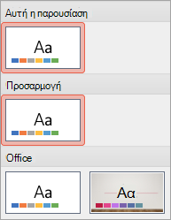 Εμφανίζει ένα νέο θέμα στην ομάδα 