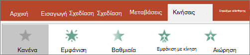 Επιλογή κινούμενης εικόνας από τη συλλογή