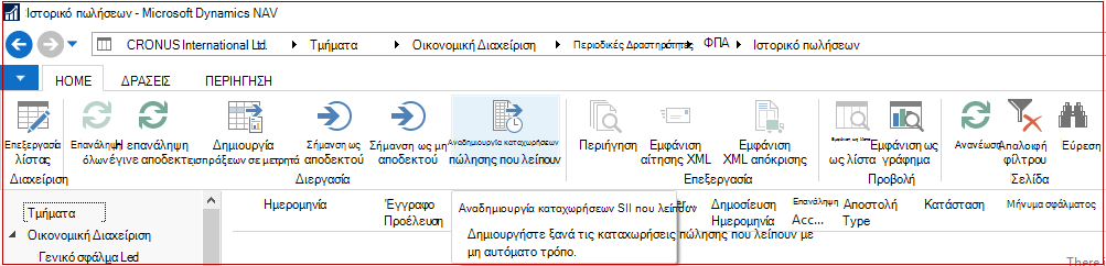 Ιστορία του SII