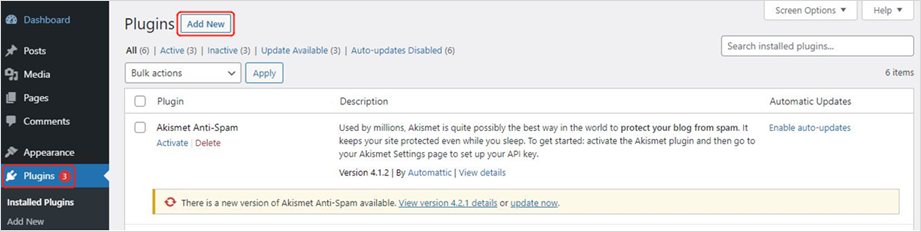 How to add new WordPress plugin