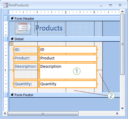 Setting control sizes and margins on a form