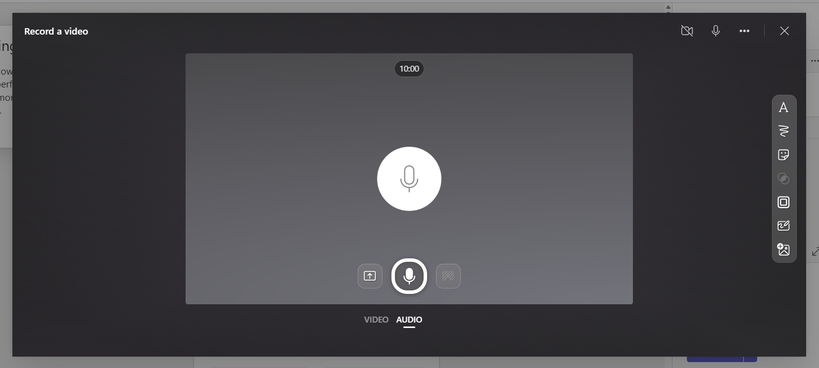 record a video