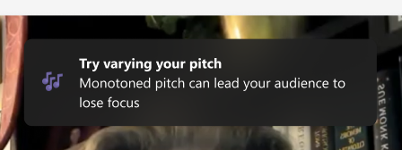 Screenshot of pitch monitoriting.