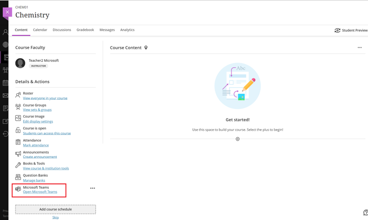 open Microsoft Teams