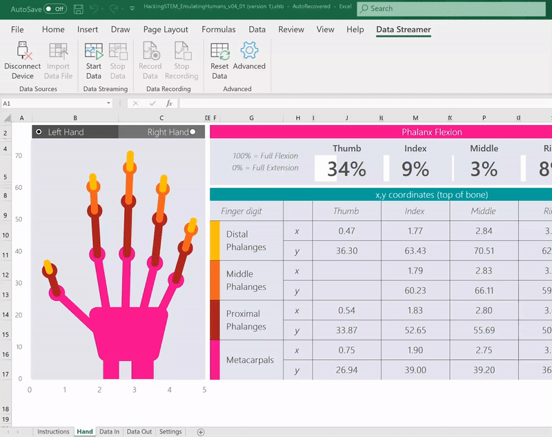 How to Save data when using the Data Streamer add-in