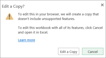 Edit a Copy message
