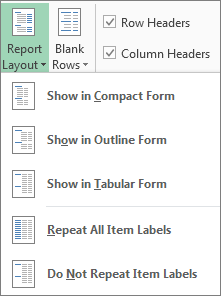 Report Layout