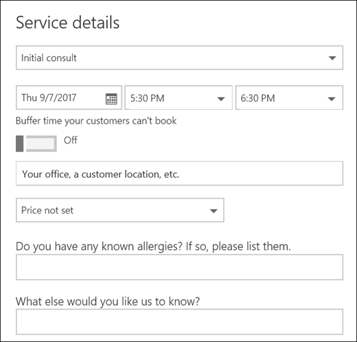 Screen capture: Showing the opened calendar item.