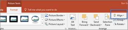 Drawing Tools Format tab image