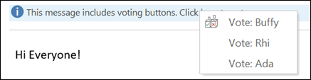 Click the InfoBar to vote.