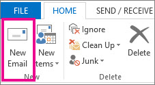New mail command