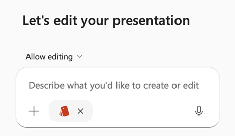 prompt with brandkit selected in PPT.