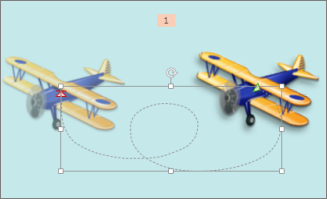 Curvy Left motion path