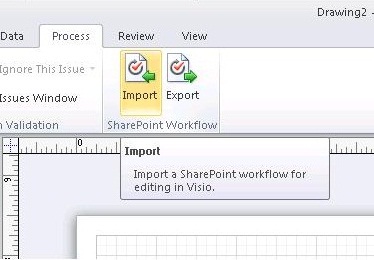 Import button