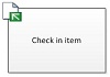 Check in item