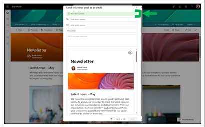 SharePoint news screenshot five.png