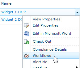 Manually Start Workflow