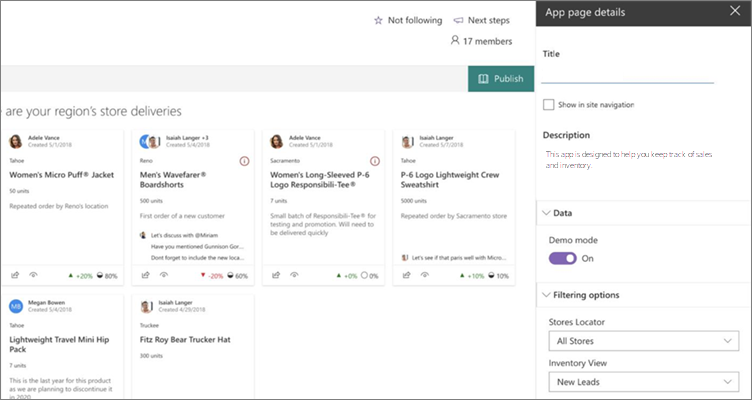 App page details.