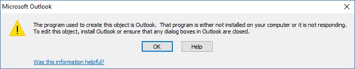 Program not installed