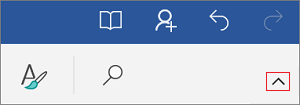Toggle ribbon off